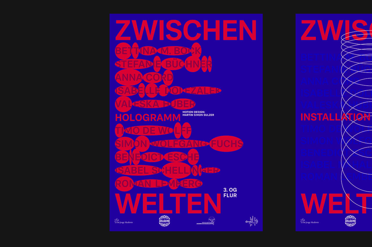 Die Junge Akademie - Key Visual for Salon Sophie Charlotte Evey Kwong — Art Direction and Graphic Design