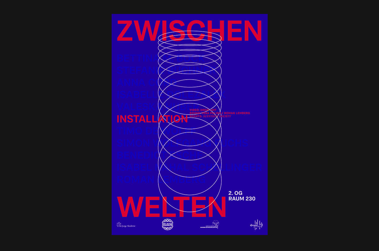 Die Junge Akademie - Key Visual for Salon Sophie Charlotte Evey Kwong — Art Direction and Graphic Design