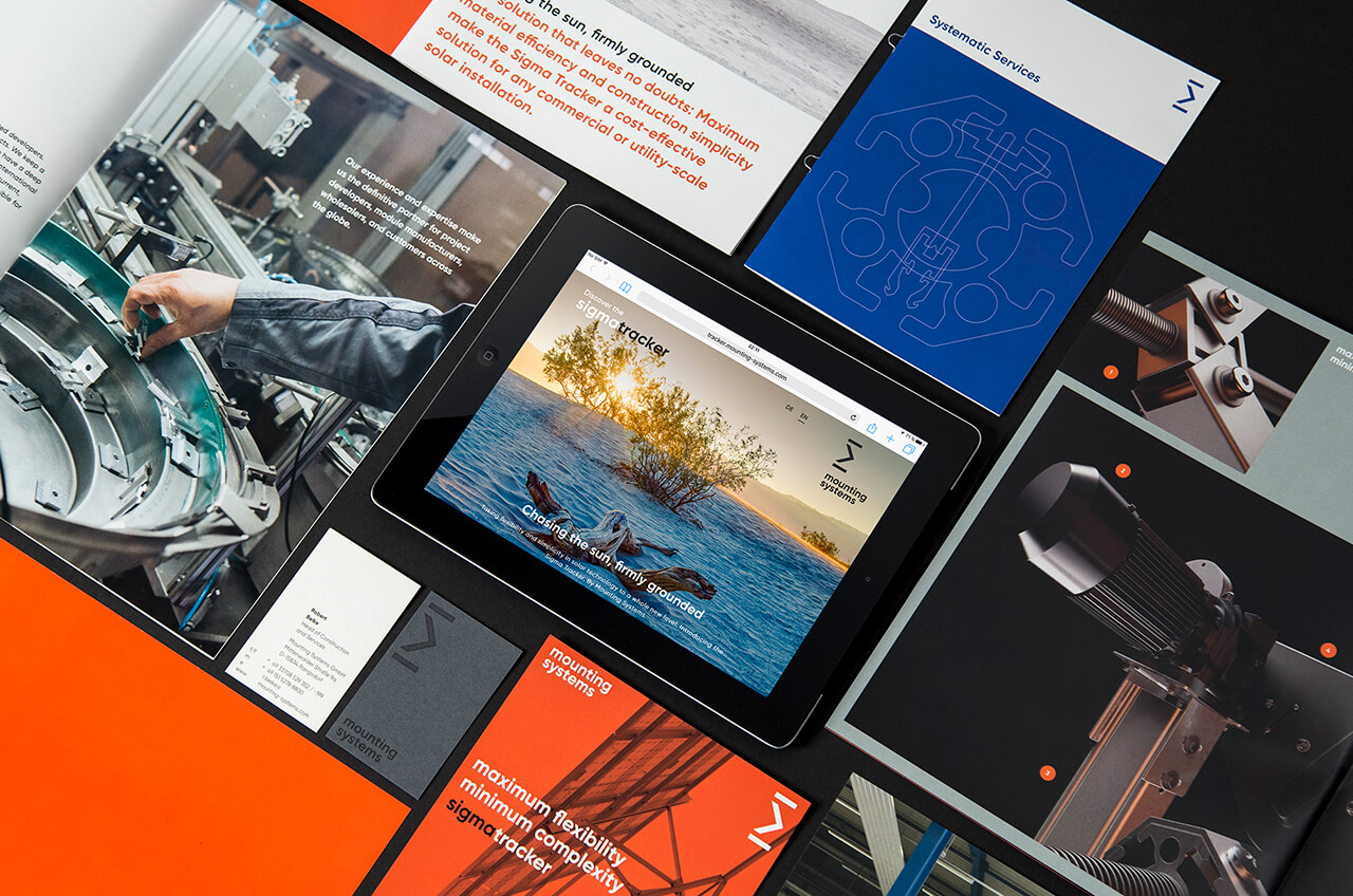 Mounting System Corporate Design Evey Kwong — Art Direction and Graphic Design