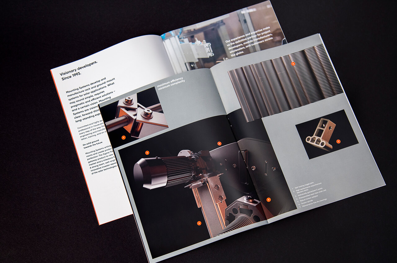 Mounting System -Corporate Brochure Design Evey Kwong — Art Direction and Graphic Design