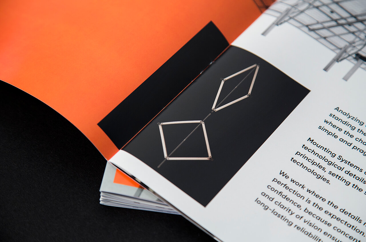 Mounting System -Corporate Brochure Design Evey Kwong — Art Direction and Graphic Design