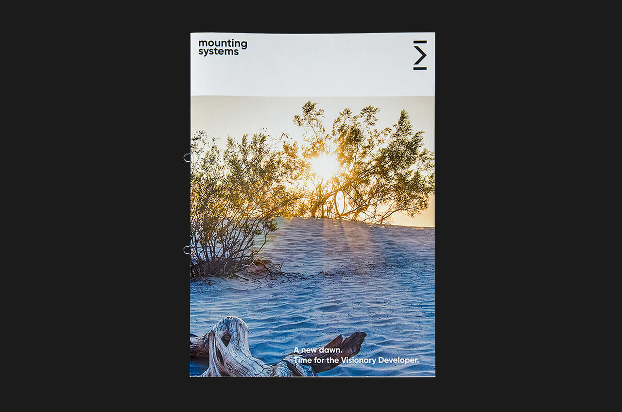 Mounting System -Corporate Brochure Design Evey Kwong — Art Direction and Graphic Design