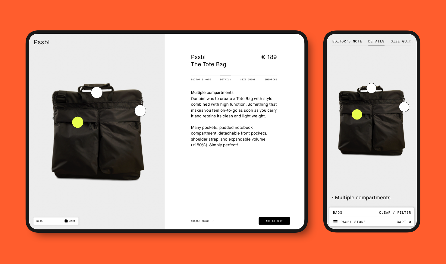 Pssbl - Website Design Evey Kwong — Art Direction and Graphic Design