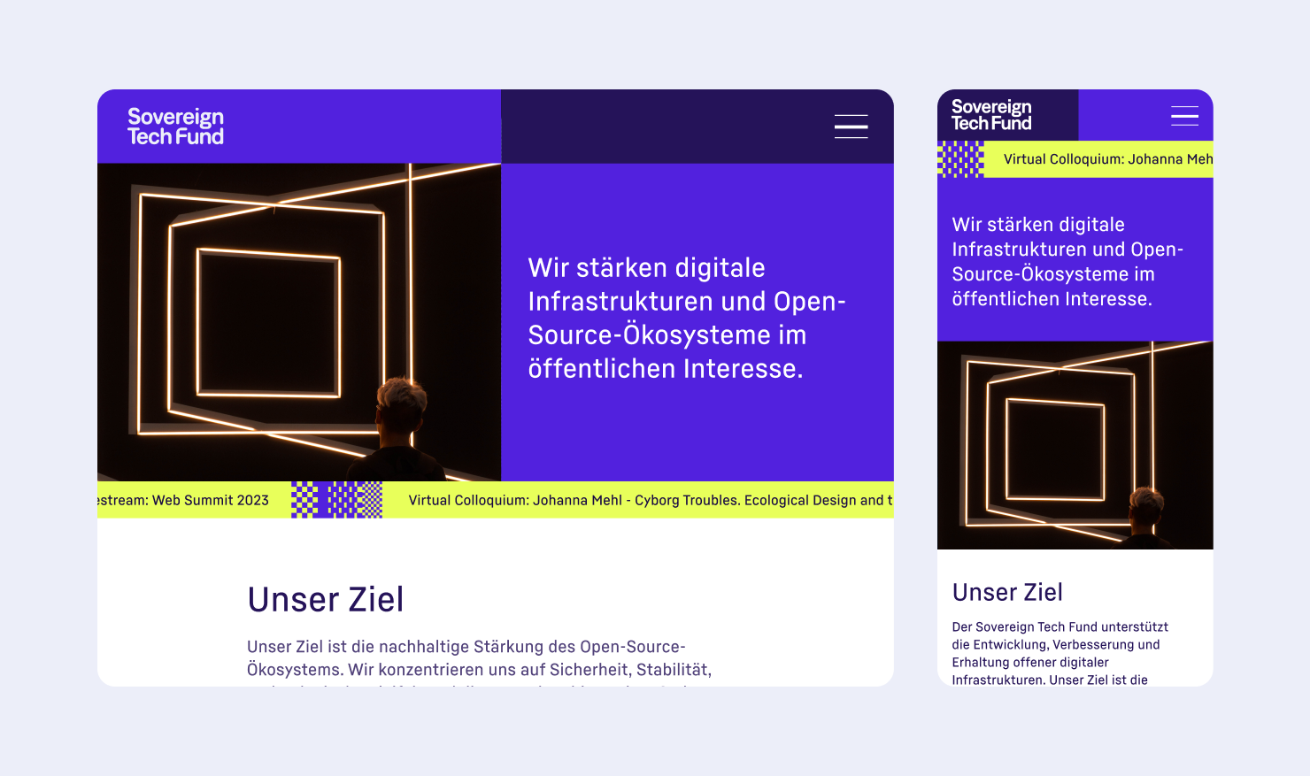 Sovereign Tech Fund - Design Exploration Evey Kwong — Art Direction and Graphic Design